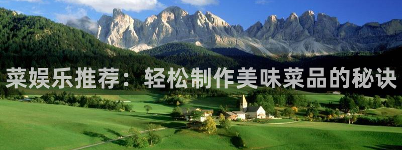 壹号电子娱乐app：菜娱乐推荐：轻松制作美味菜品的秘诀