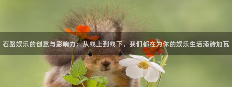 BB贝博艾弗森那个爆率高：石路娱乐的创意与影响力：从线上到线下，我们都在为你的娱乐生活添砖加瓦